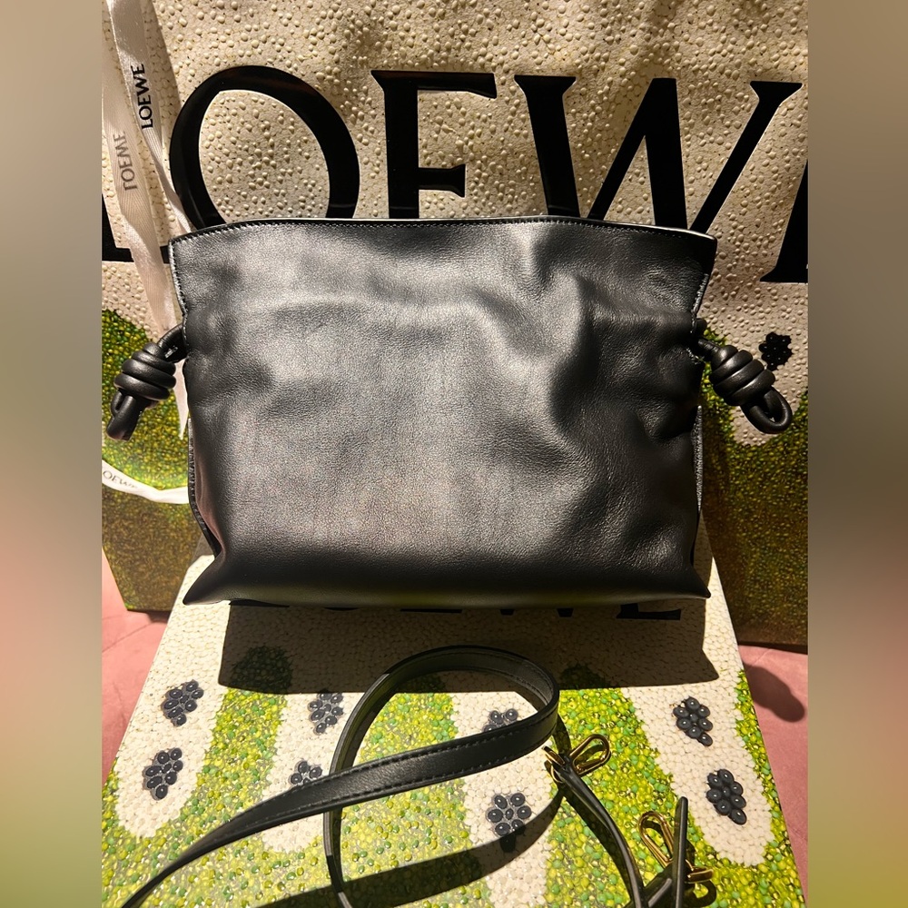 COPY - Brand New Never Used Mini Flamenco clutch in nappa calfskin - Picture 7 of 11